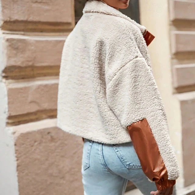 Felpa in plaid alla moda