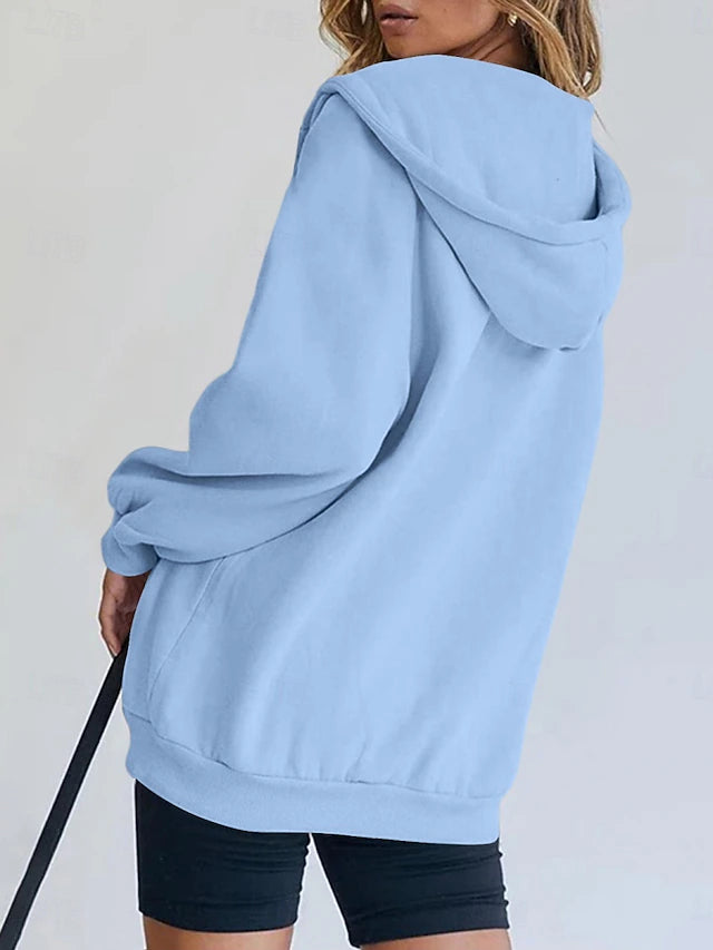 Felpa invernale con cappuccio