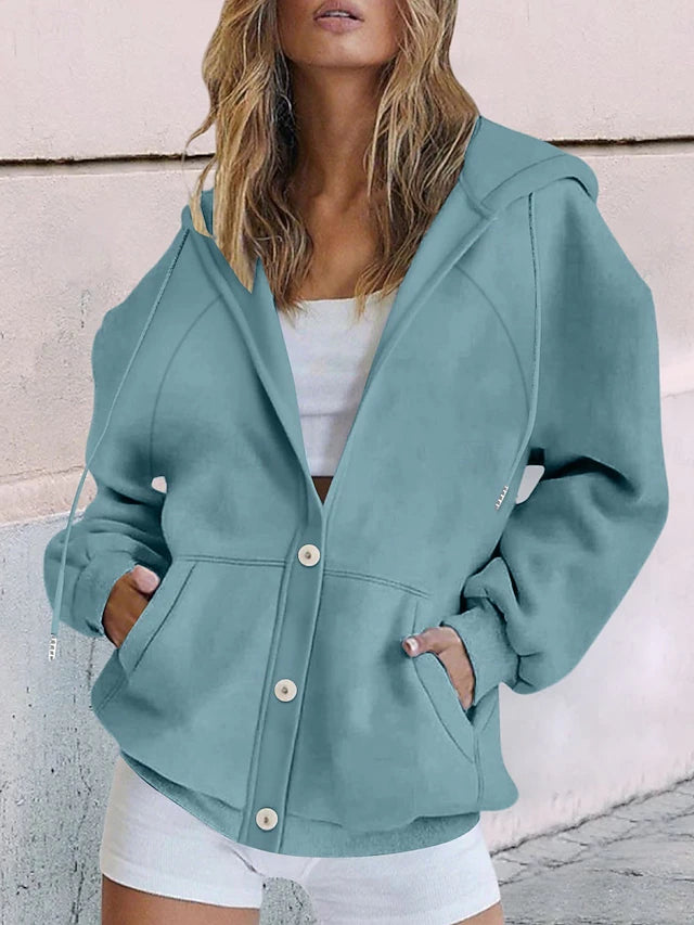 Felpa invernale con cappuccio