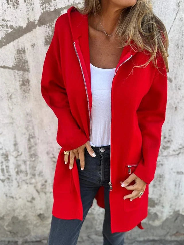 Cappotto invernale con cappuccio