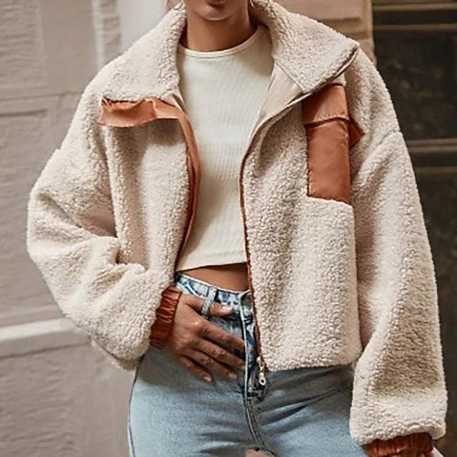 Felpa in plaid alla moda